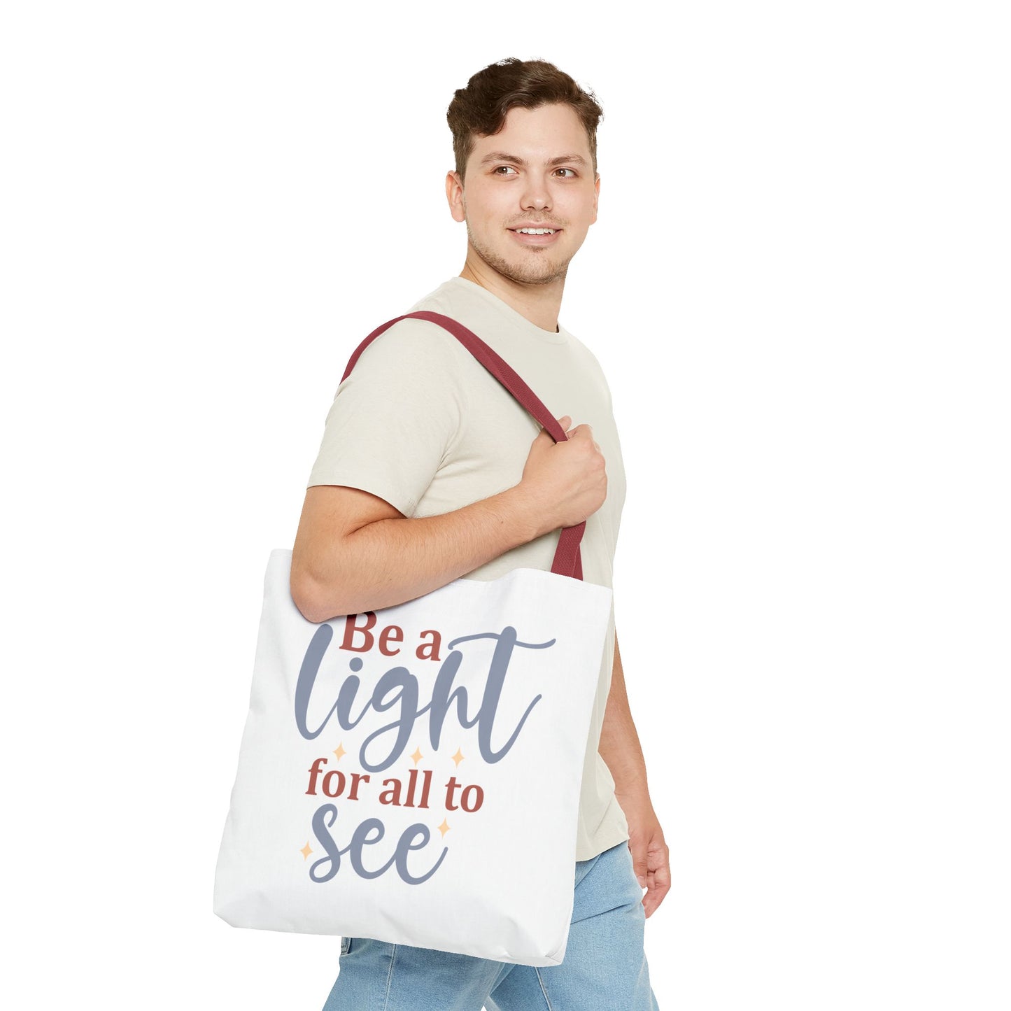 Be A light For All To See- Tote Bag (AOP)