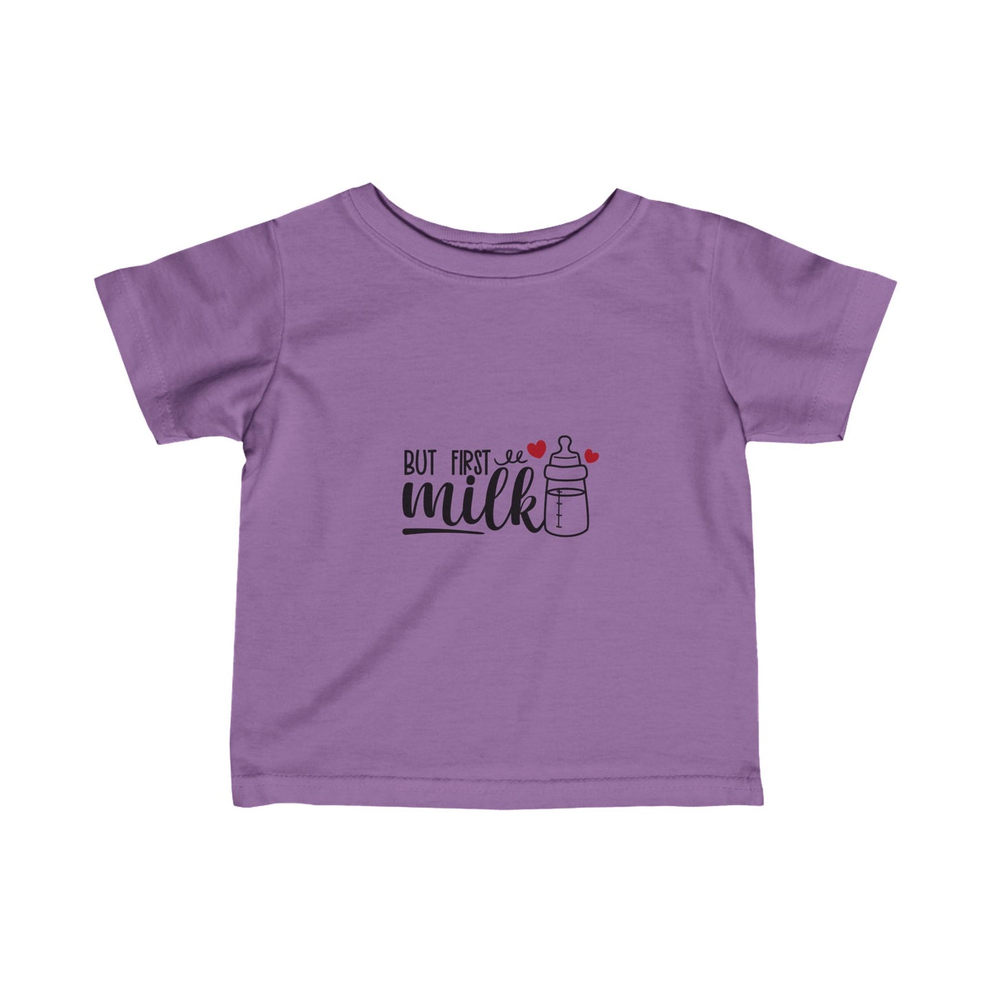 But First Milk- Infant Fine Jersey Tee (6M-24M)