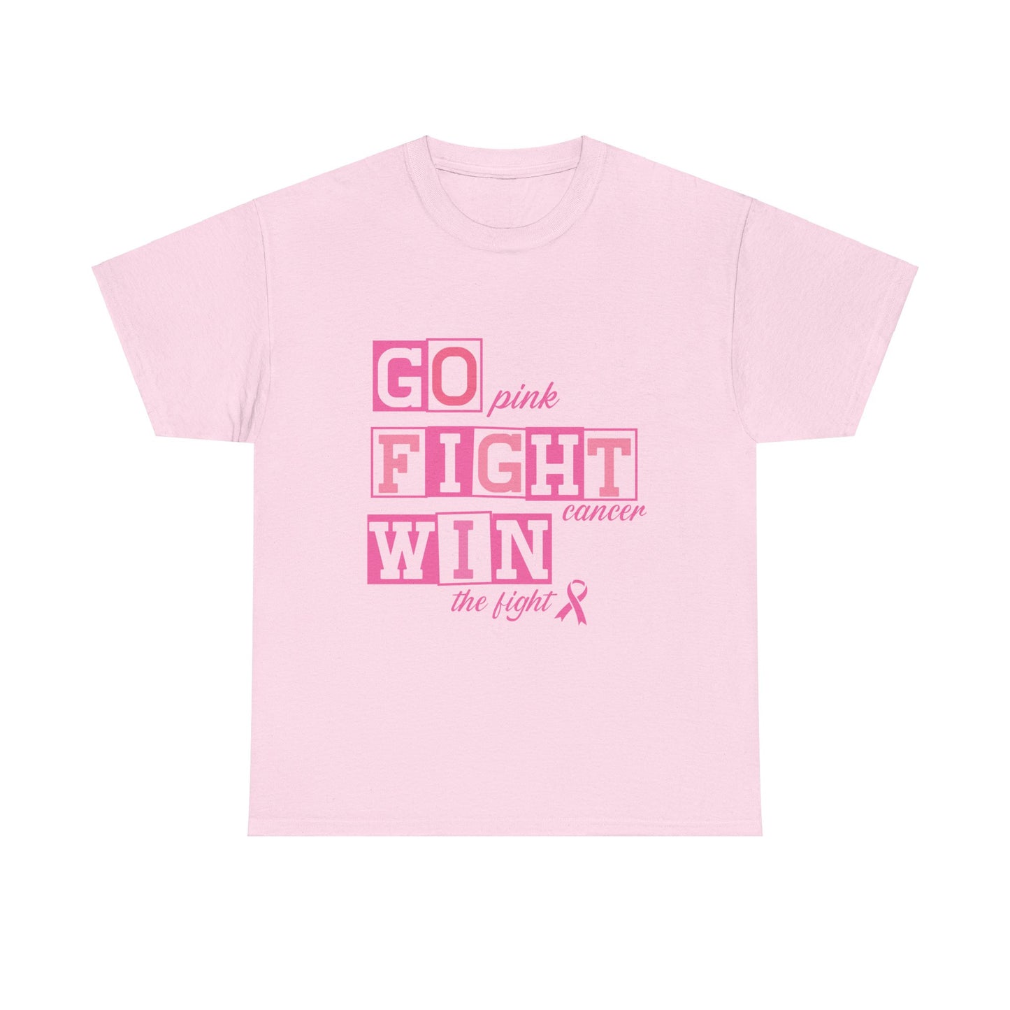 Go Pink-Unisex Heavy Cotton Tee