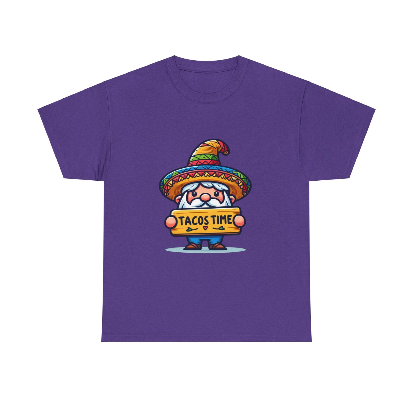 Tacos Time-Unisex Heavy Cotton Tee