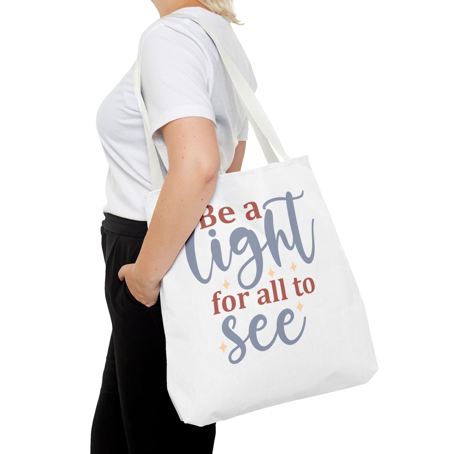 Be A light For All To See- Tote Bag (AOP)