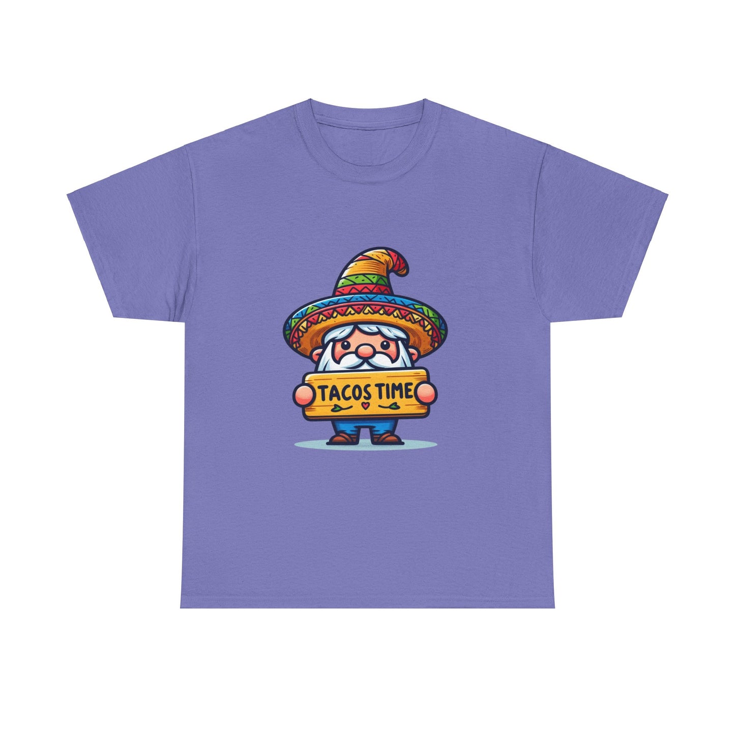 Tacos Time-Unisex Heavy Cotton Tee