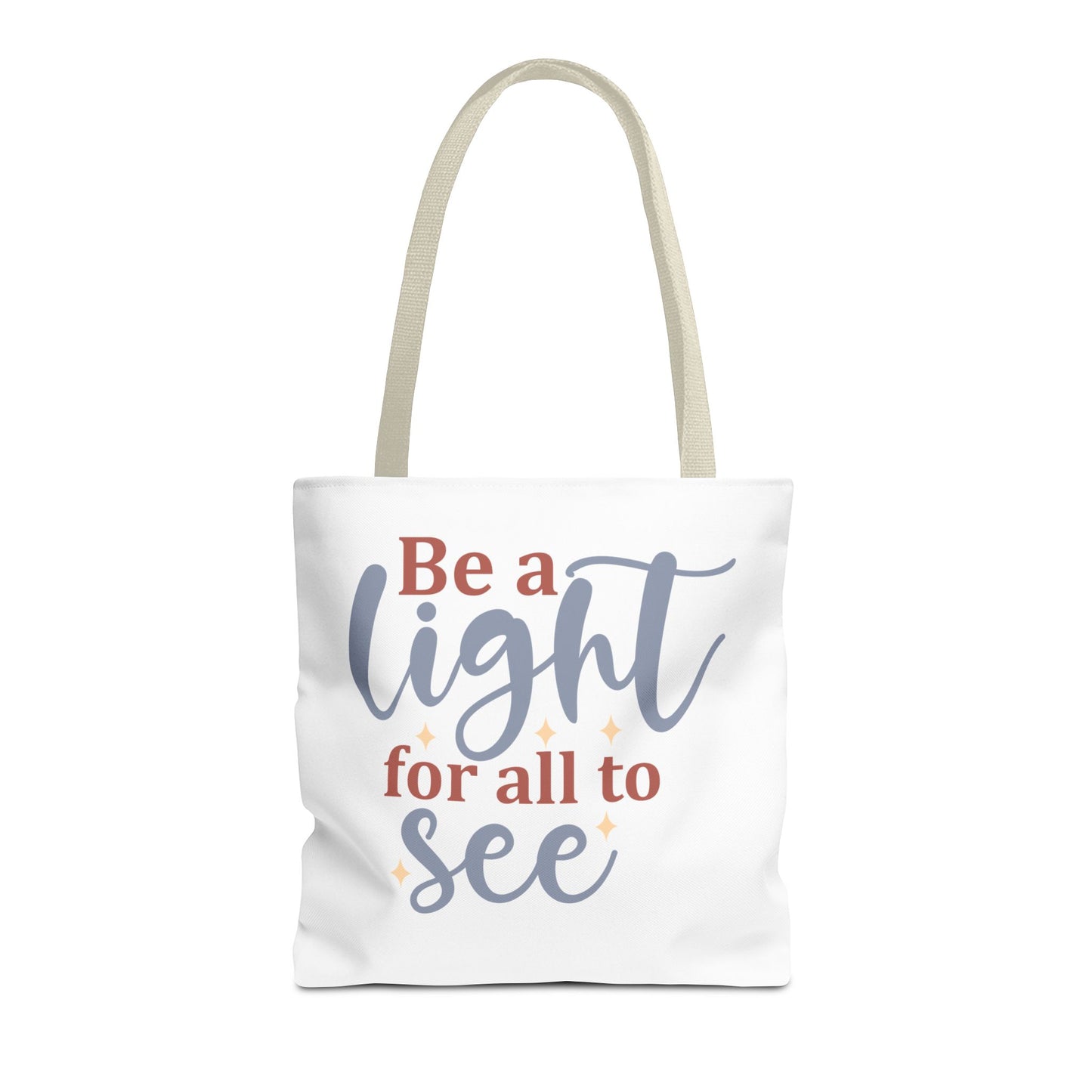 Be A light For All To See- Tote Bag (AOP)