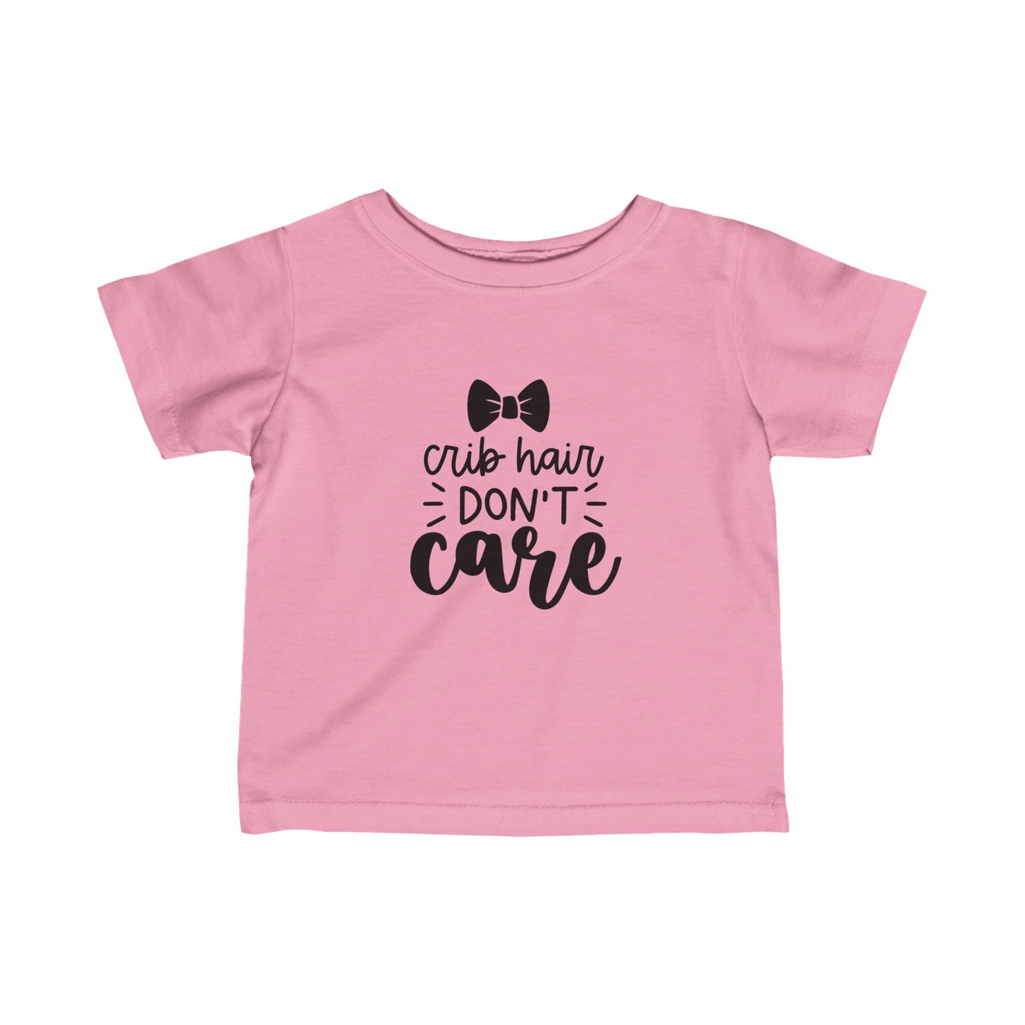 Crib Hair Don't Care- Infant Fine Jersey Tee (6M-24M)