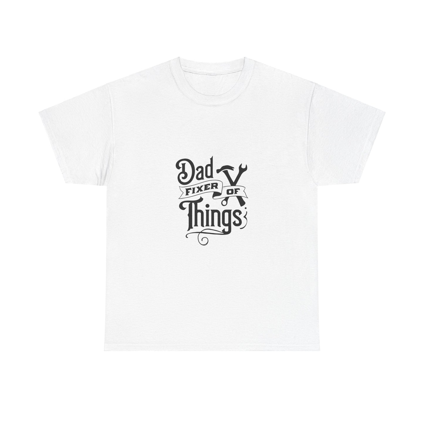 Dad Fixer of Things-Unisex Heavy Cotton Tee