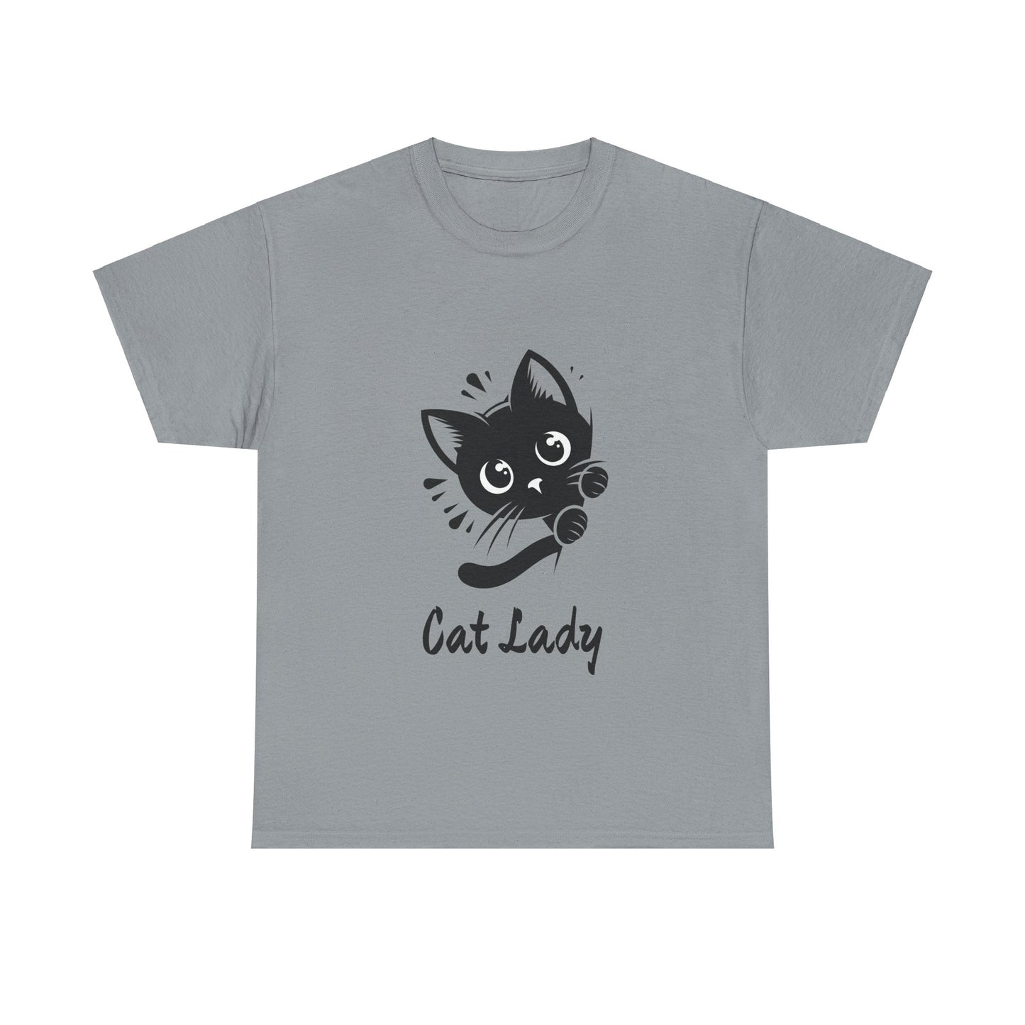 Cat Lady-Unisex Heavy Cotton Tee