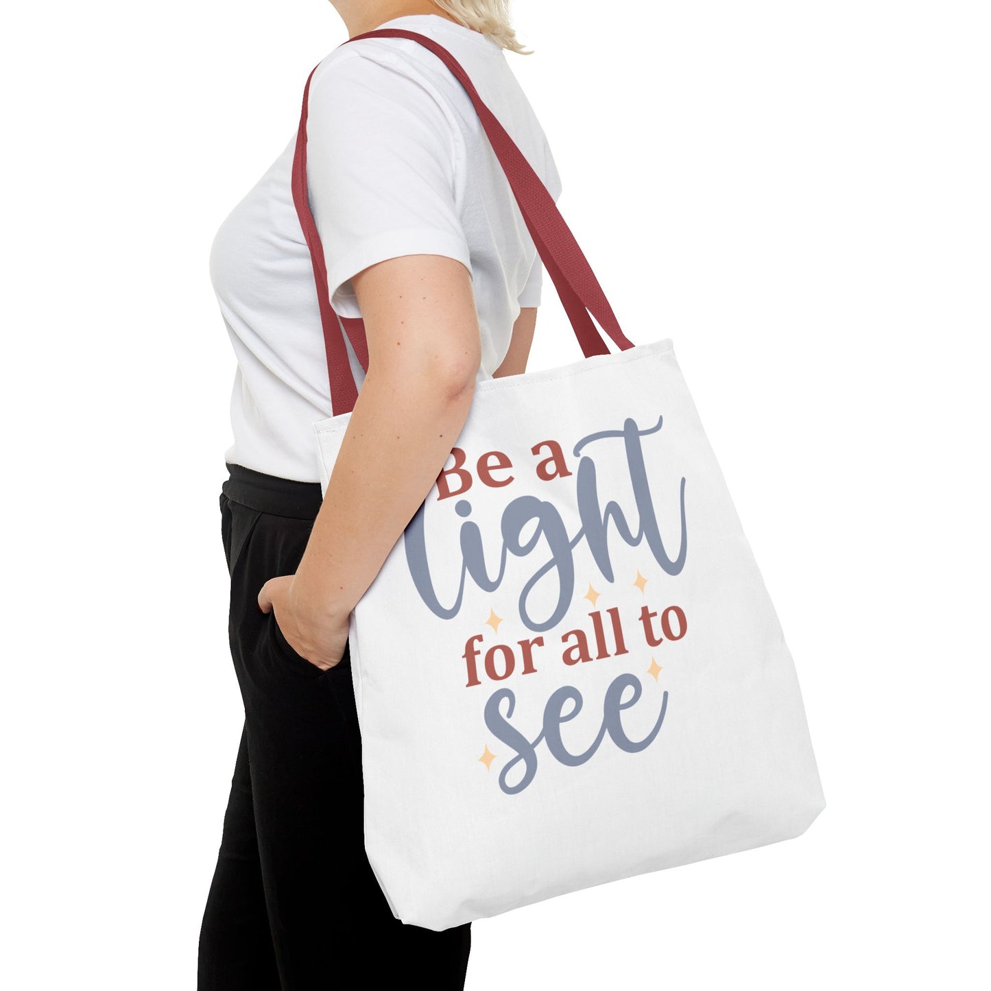 Be A light For All To See- Tote Bag (AOP)