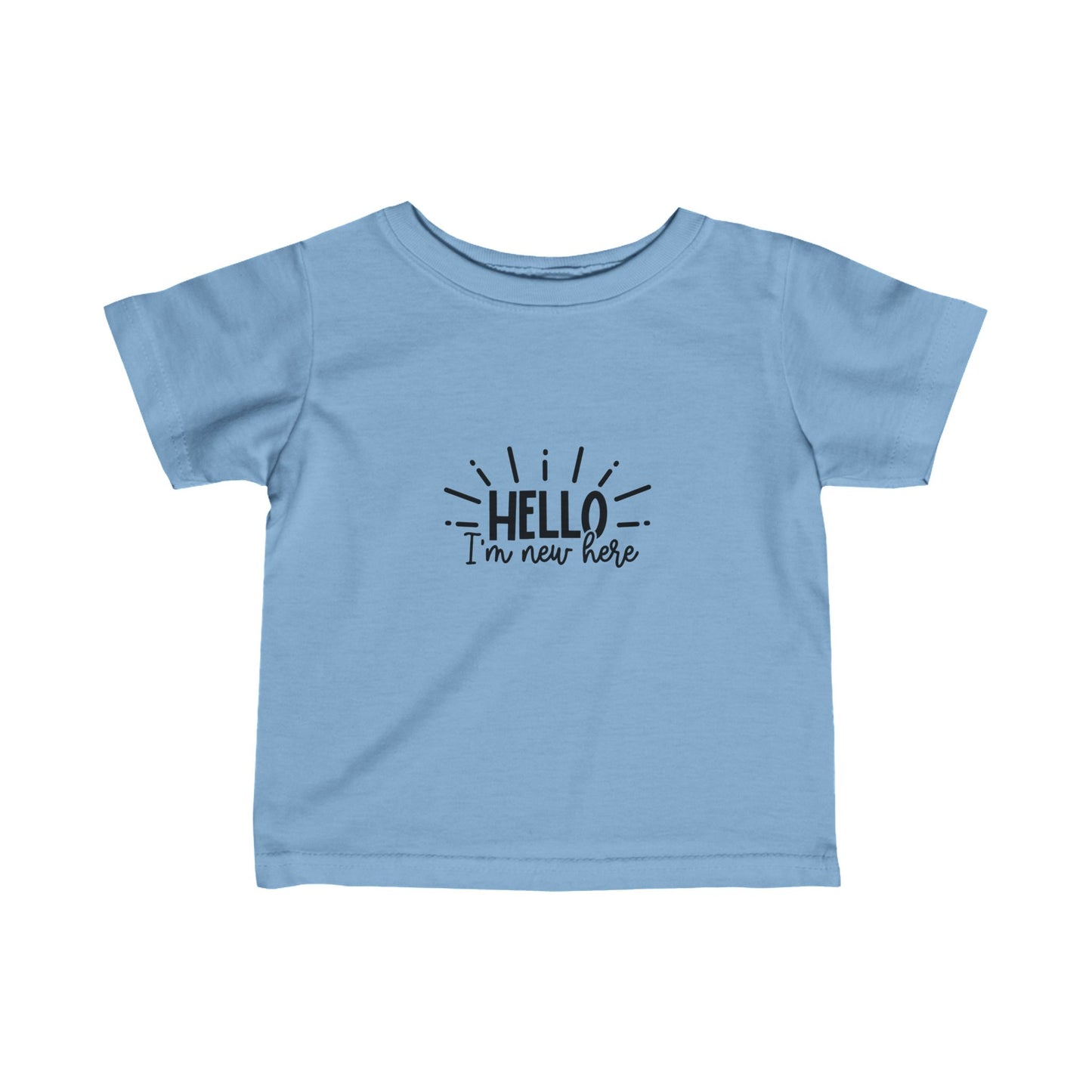 Hello I'm New Here-Infant Fine Jersey Tee