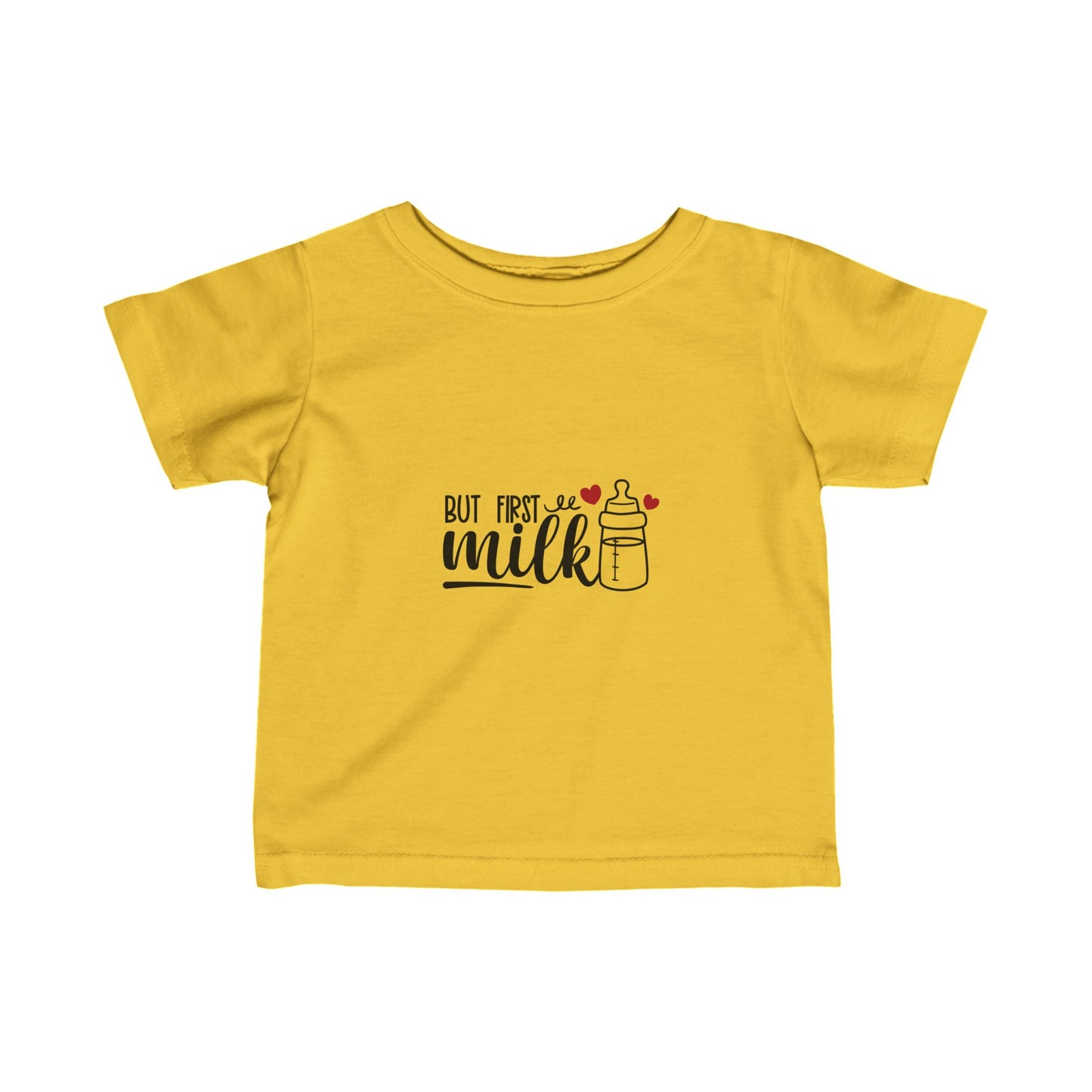 But First Milk- Infant Fine Jersey Tee (6M-24M)