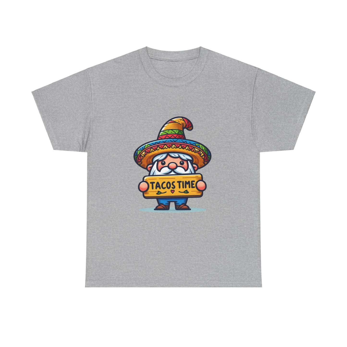 Tacos Time-Unisex Heavy Cotton Tee