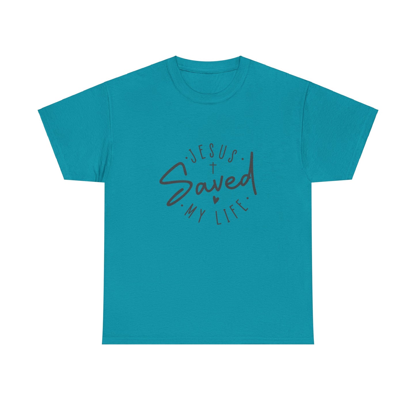 Jesus Saved My Life-Unisex Heavy Cotton Tee