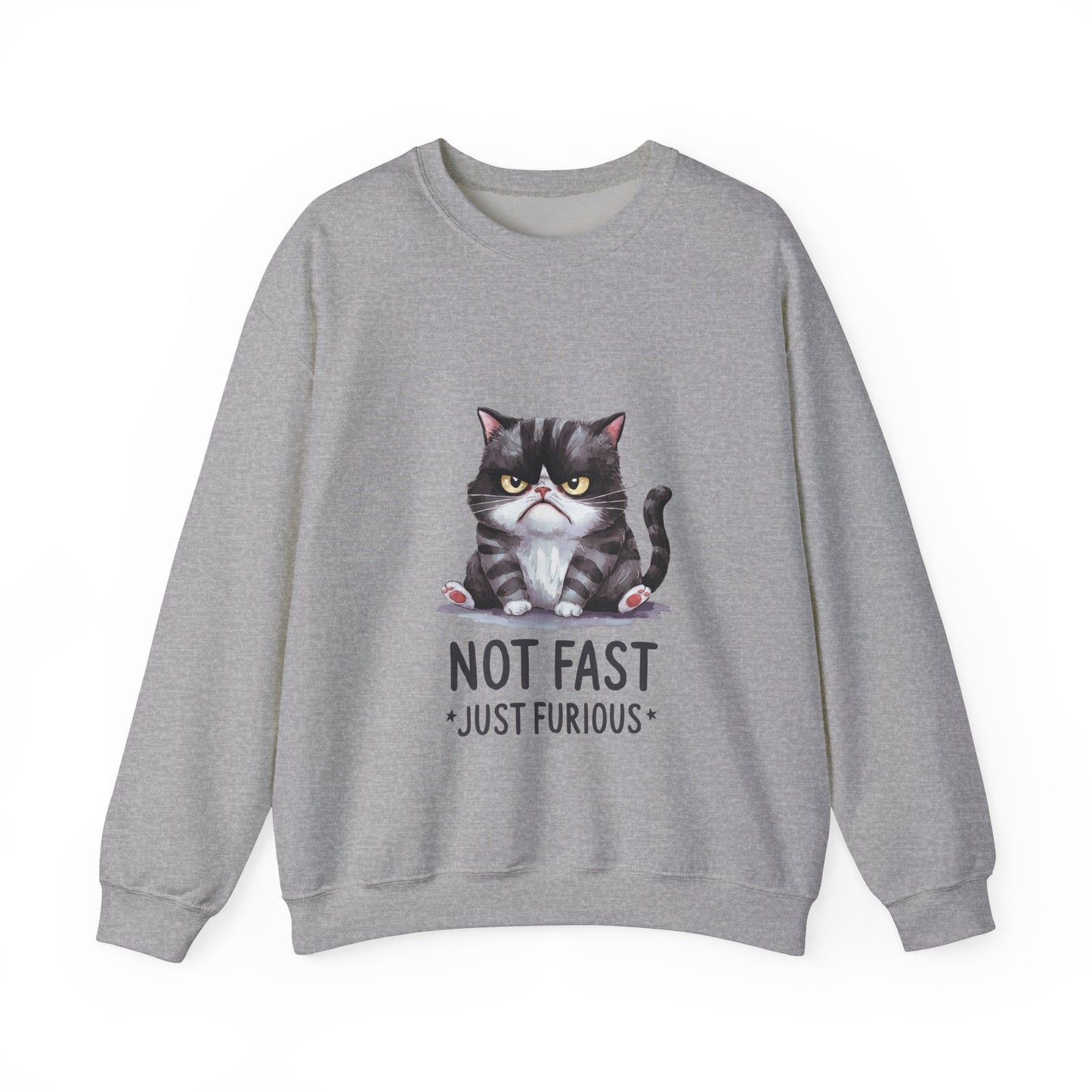 Not Fast Just Furious-Unisex Heavy Blend™ Crewneck Sweatshirt